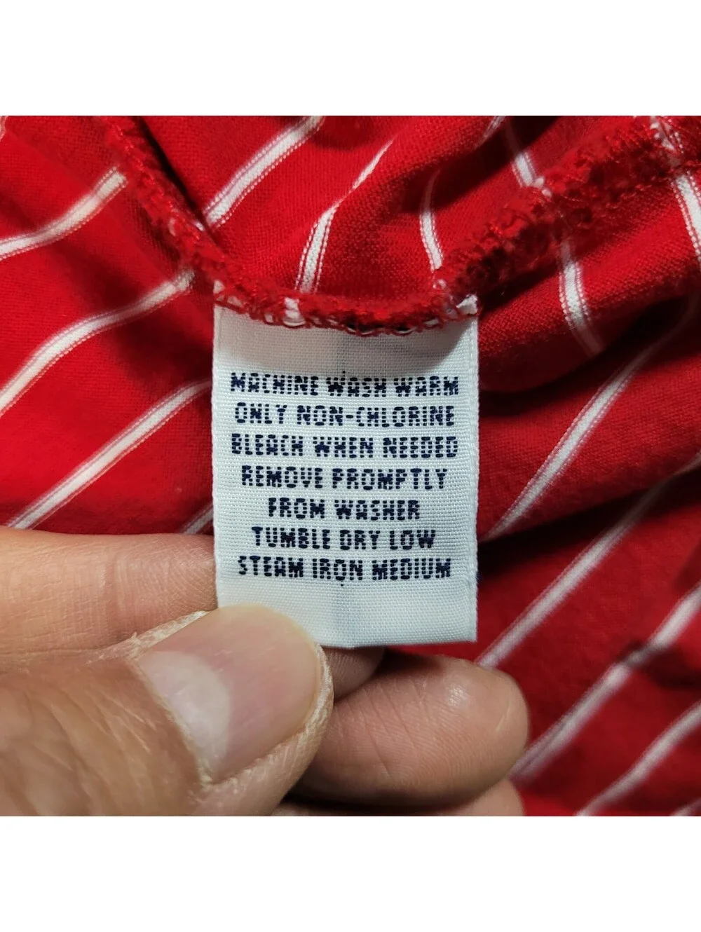 Polo Ralph Lauren Mens L Pima Soft Touch Striped Polo Shirt Red White Nautical
